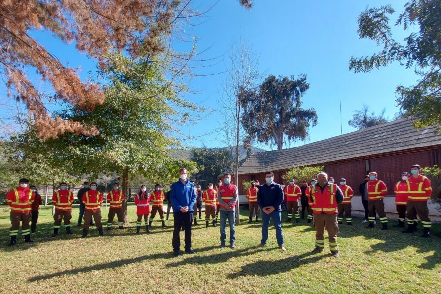 Brigada Roble 8 de CONAF ya se encuentra operativa ante eventuales incendios forestales