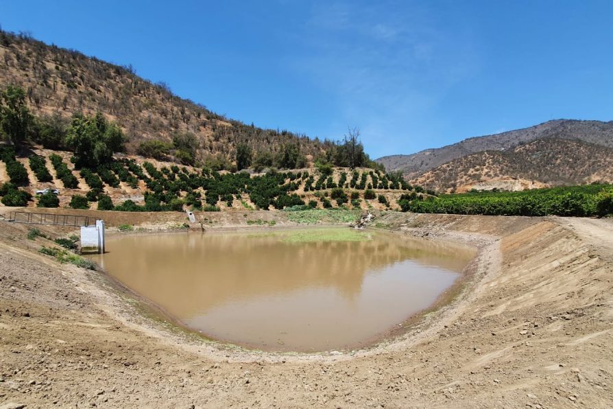 Autoridades destacan mejoramiento de tranque para regadío en Mallarauco: 34 agricultores beneficiados con este proyecto