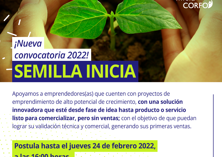 Invitan a emprendedores de la provincia de Melipilla a postular al programa Semilla Inicia de CORFO hasta el 24 de febrero￼