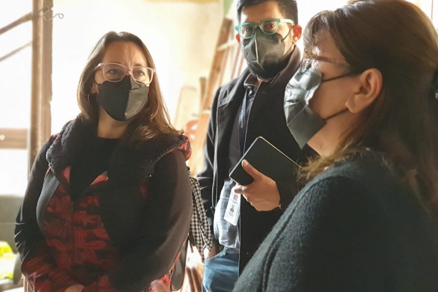 Delegada Sandra Saavedra visita Centro Cultural y Social Esteke de Pomaire