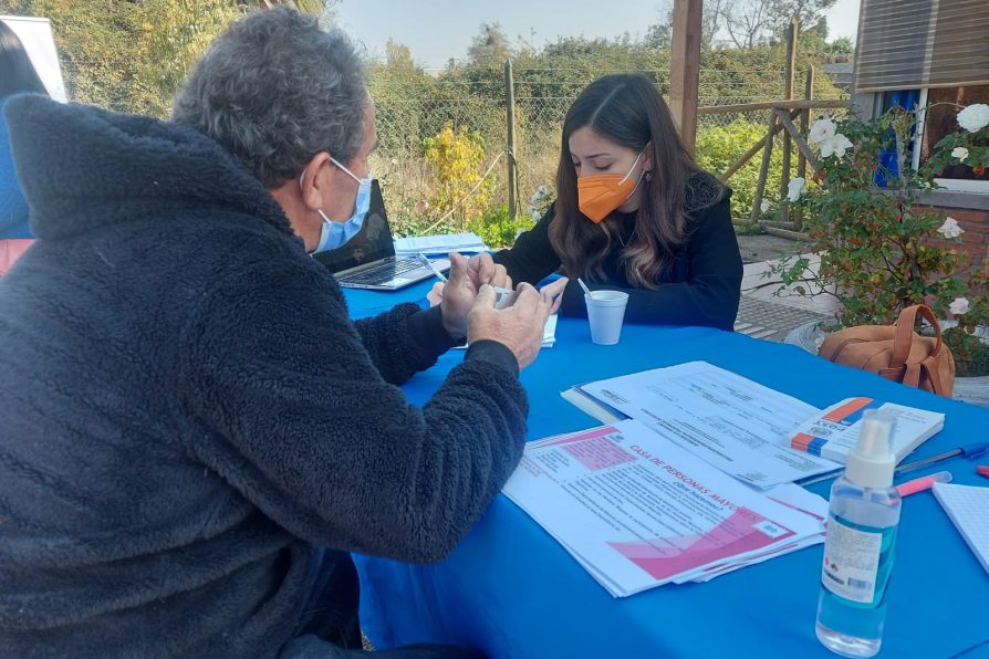 Gran acogida tuvo Gobierno en Terreno desarrollado en la Junta de Vecinos Villa La Cruz de Pomaire