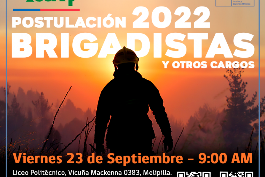 Este viernes se realizará último proceso de selección de brigadistas forestales en Melipilla