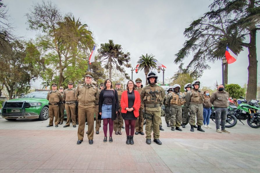 Delegada Sandra Saavedra participa en nueva formación policial para fortalecer la seguridad en el territorio