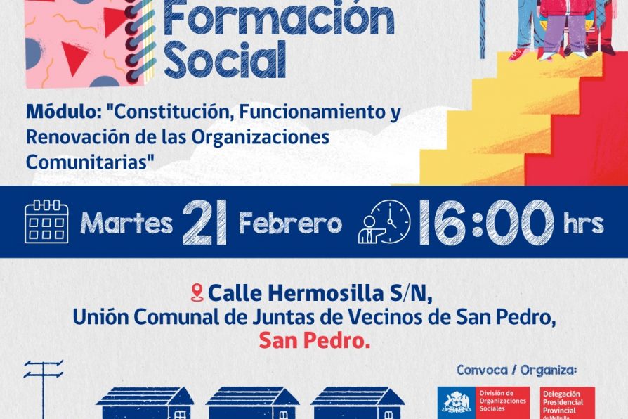 <strong>Delegación Presidencial Provincial inicia talleres de Escuela de Formación Social en la Provincia</strong>