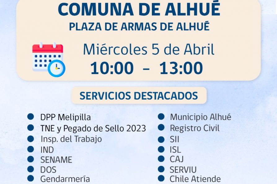 Gobierno en Terreno llega este miércoles a plaza de Alhué
