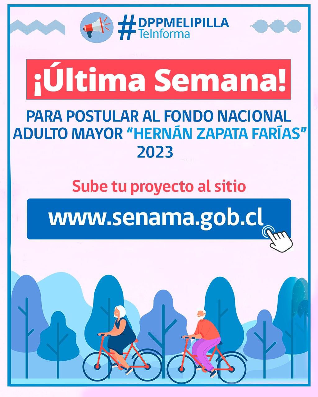 Hasta el viernes 12 de mayo hay plazo para postular al Fondo Nacional de SENAMA “Hernán Zapata Farías 2023”