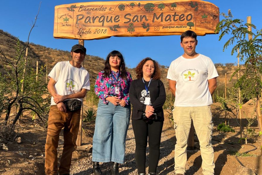 Equipo de Delegación Provincial de Melipilla realiza visita a Parque Ecológico San Mateo de Curacaví