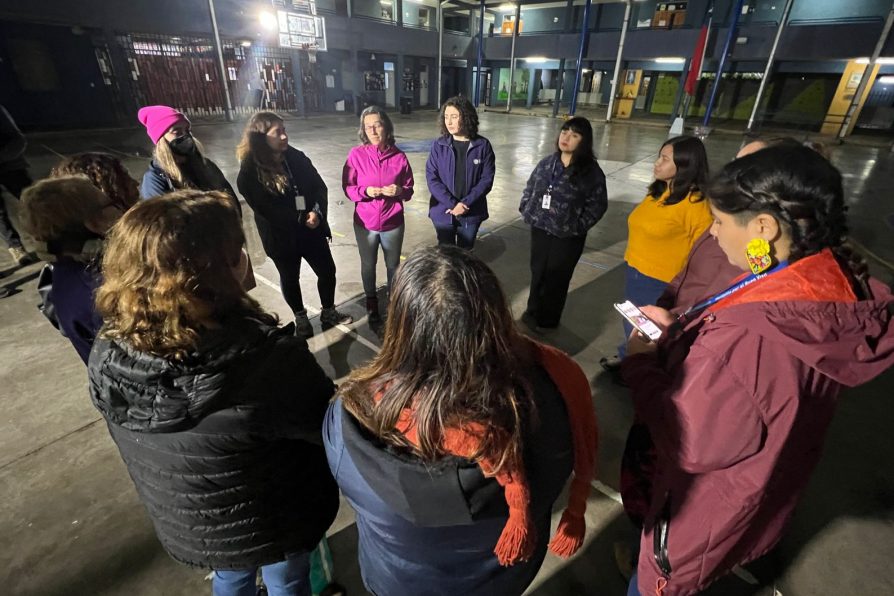 Delegada Provincial Sandra Saavedra realiza visita a Albergue de Colegio Los Jazmines en Melipilla