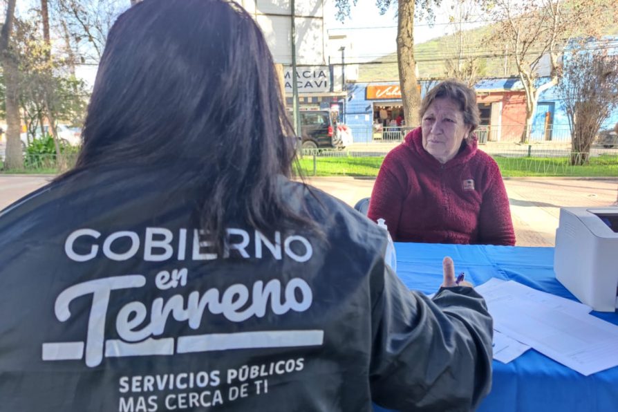 Exitoso Gobierno en Terreno se desarrolló en Plaza de Armas de Curacaví