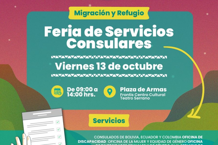 Feria de servicios consulares se realizará este viernes en Melipilla