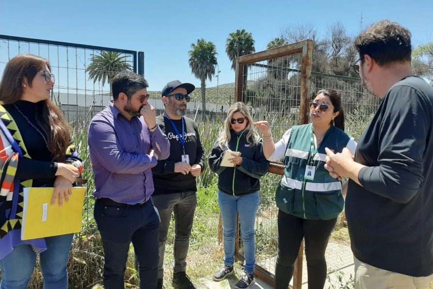 Autoridades realizan visita inspectiva a Villa El Portal de Melipilla tras avistamiento de coipos en el sector