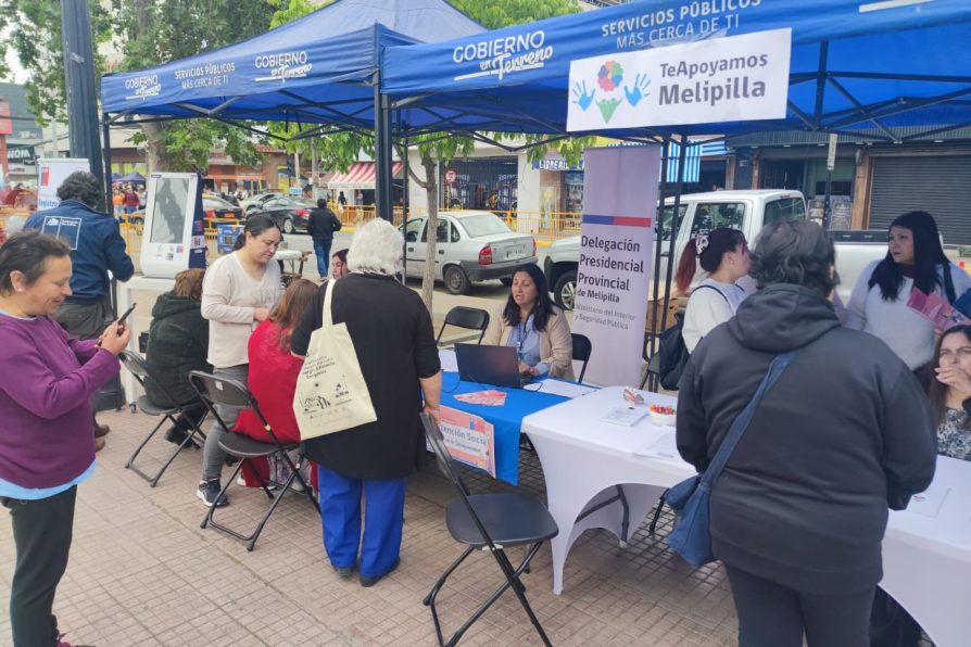 Delegación Presidencial Provincial estuvo presente en la feria ciudadana organizada por la Red de Discapacidad de Melipilla en Plaza de Armas