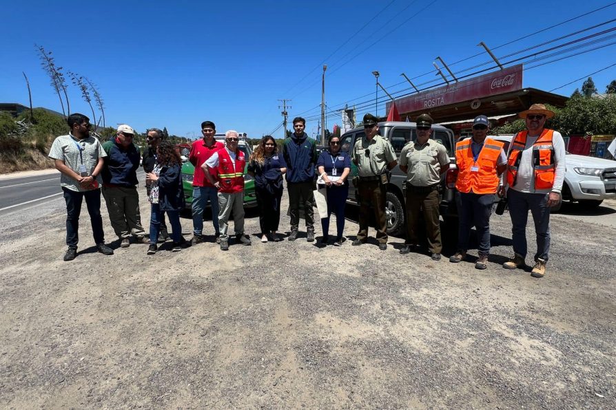 Realizan jornada de prevención contra incendios forestales en sector de Popeta