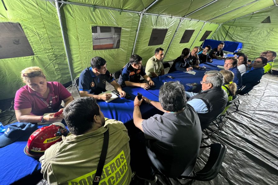 Autoridades realizan balance por Incendio Forestal del sector El Parrón