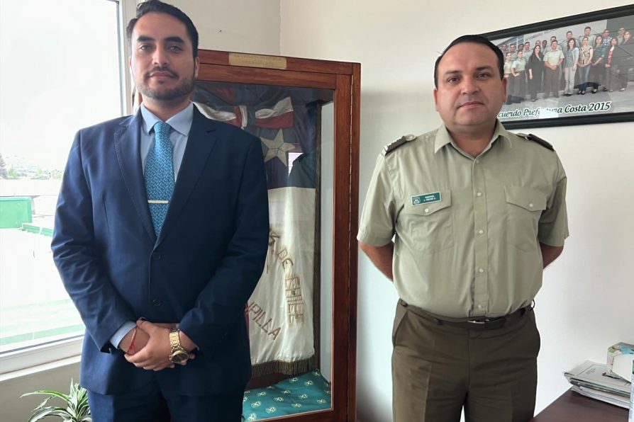 Delegado(s) de Melipilla sostiene encuentro protocolar con Coronel de Carabineros