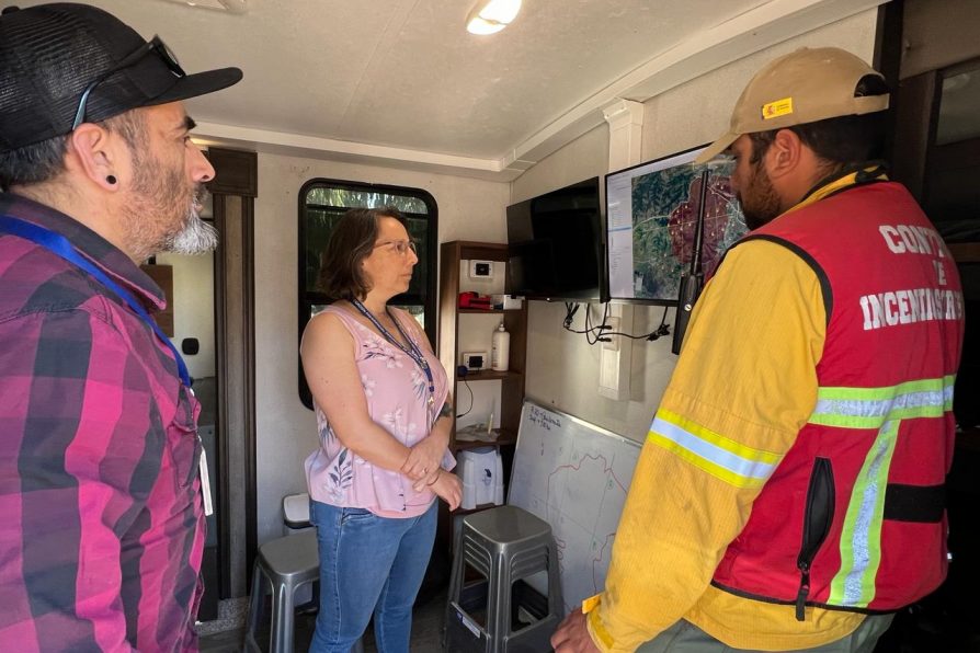 Delegada Sandra Saavedra entrega balance por incendios forestales en la Provincia de Melipilla