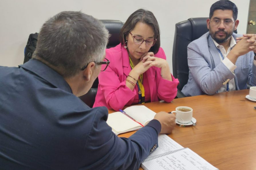 Delegada Sandra Saavedra sostiene encuentro de trabajo con Seremi de Obras Públicas