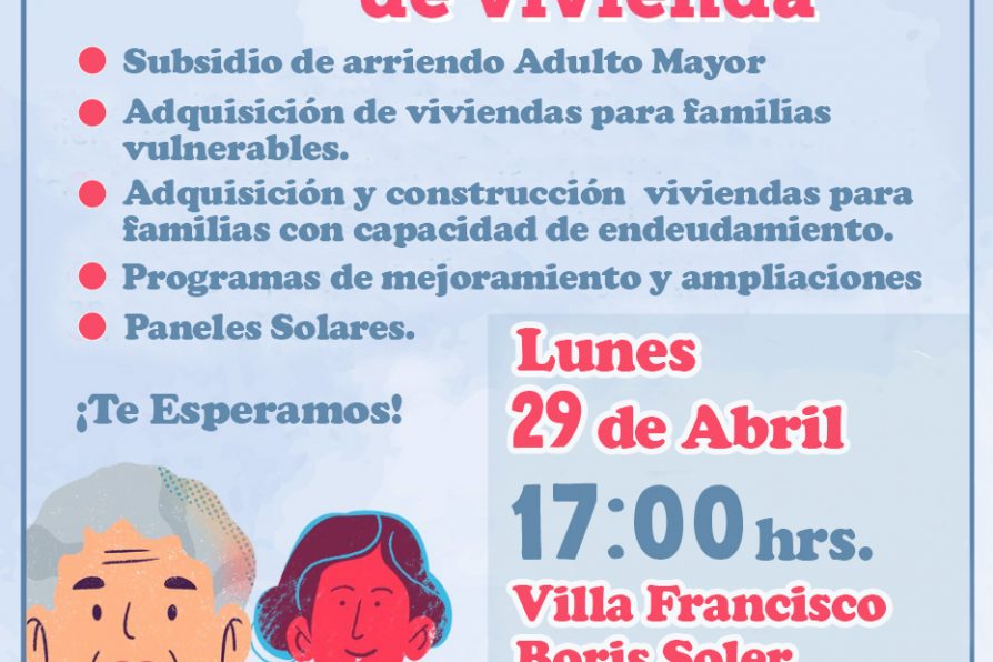 Hasta Villa Francisco Boris Soler de Melipilla llegará una nueva charla informativa de vivienda