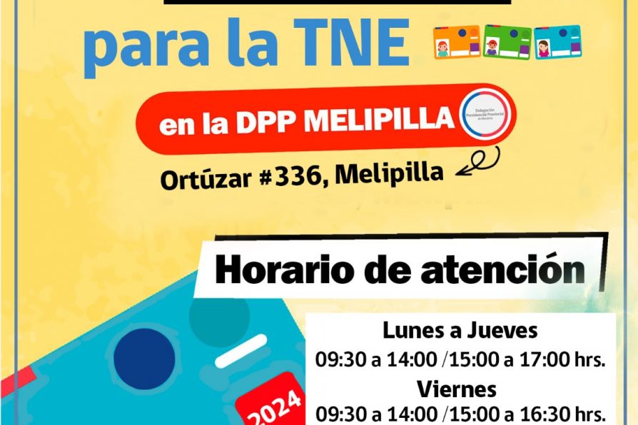 Habilitan 5 módulos para revalidar pase escolar TNE en Delegación Provincial de Melipilla