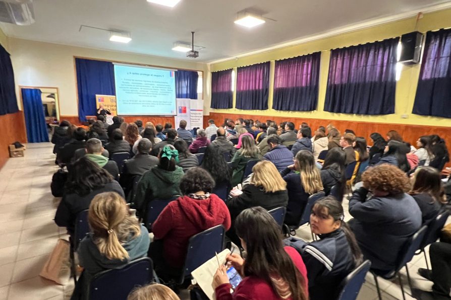 Comunidades educativas de Melipilla reciben capacitación sobre los alcances del Decreto Supremo N°313 del Seguro Escolar