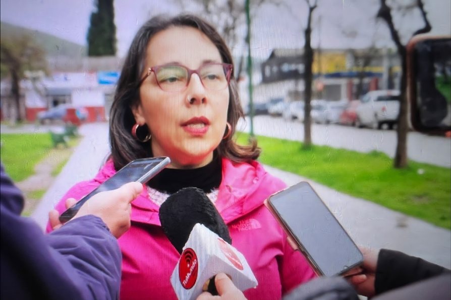 Delegada Sandra Saavedra entrega balance de las primeras horas de lluvia en la provincia