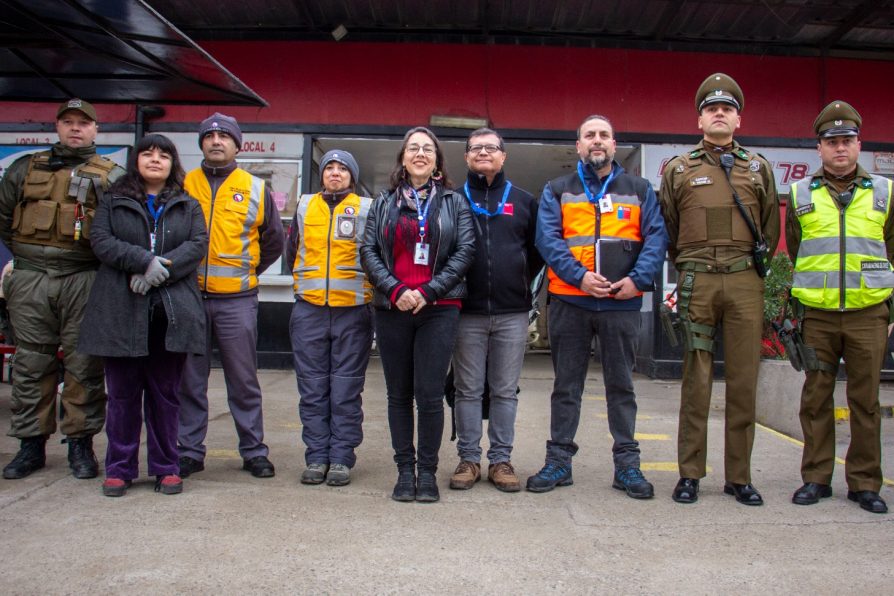 Autoridad provincial encabeza fiscalización a buses y terminal rodoviario de Melipilla