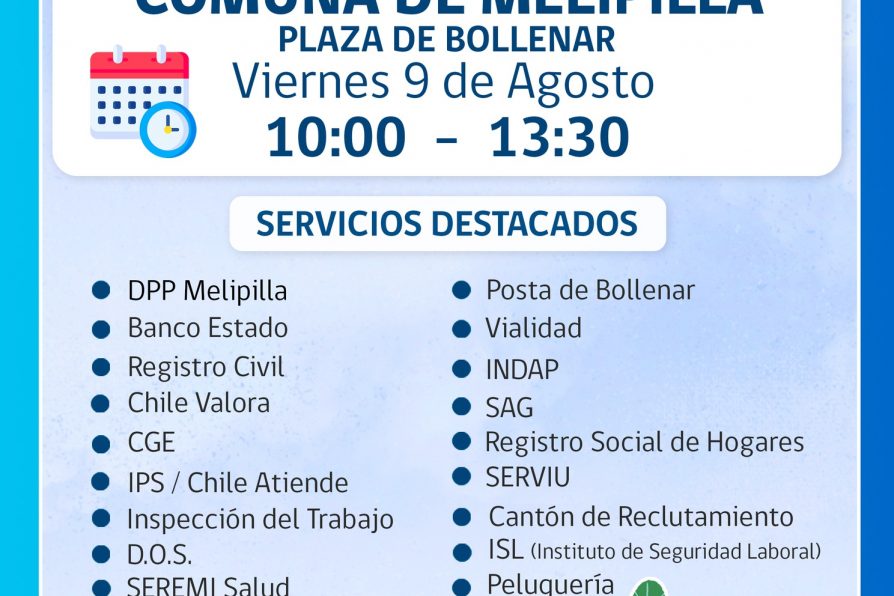 Hasta Plaza de Bollenar se trasladará nuevo Gobierno en Terreno de Delegación Provincial de Melipilla