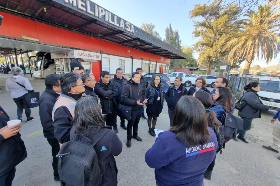 Delegada Sandra Saavedra gestionó importante fiscalización a buses interurbanos en Rodoviario de Melipilla