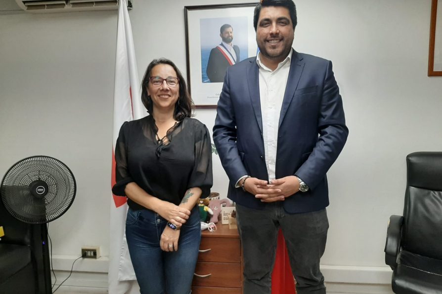 Delegada Sandra Saavedra sostiene encuentro de trabajo con Seremi de Transporte Rodrigo Valladares