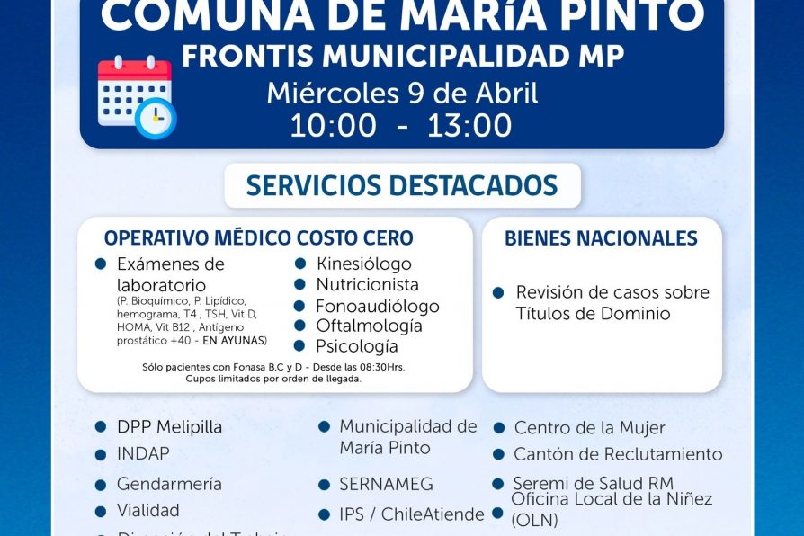 Hasta la comuna de María Pinto se traslada nuevo Gobierno en Terreno de Delegación Provincial