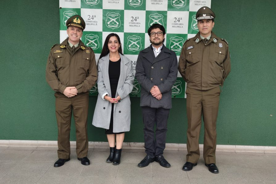 Autoridades Provinciales de Melipilla y Talagante sostienen reunión protocolar con nuevo Jefe de Zona Oeste de Carabineros