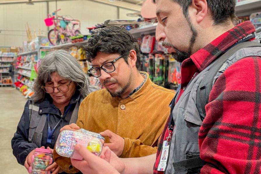 6.800 unidades de juguetes fueron retirados de Mall Chino en Melipilla en el marco de fiscalización por Día de la Niñez