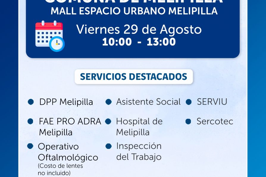 Delegado Provincial de Melipilla invita a participar en nuevo Gobierno en Terreno en Mall Espacio Urbano