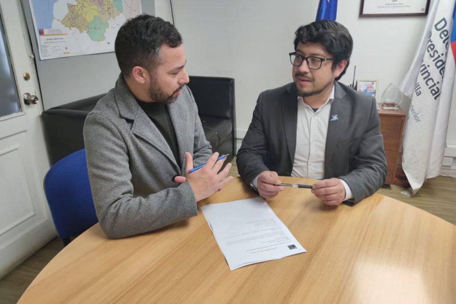 Delegado Presidencial Provincial de Melipilla sostuvo reunión protocolar con Subdirector Nacional de INJUV
