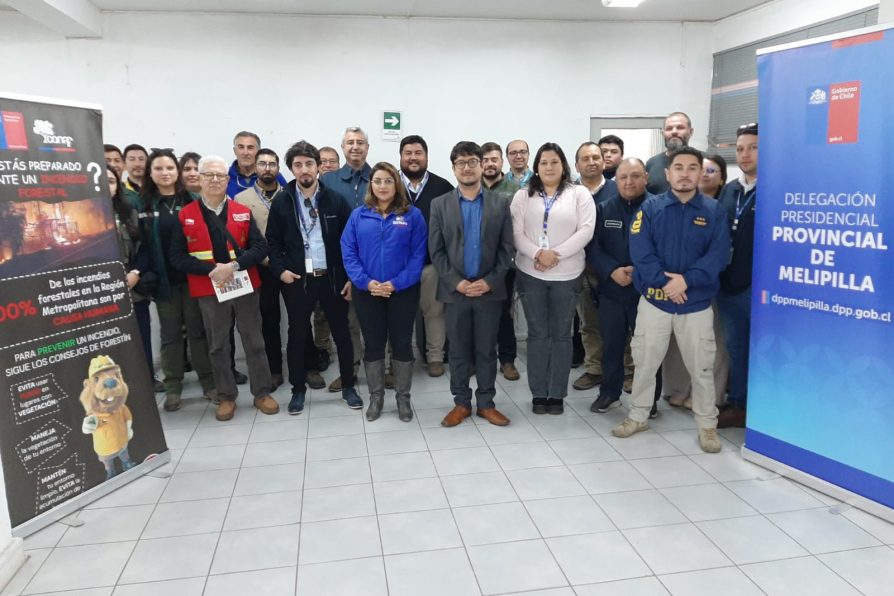 Delegación Provincial de Melipilla establece nueva reunión de coordinación COGRID en el marco de la temporada 2025-2026 de Incendios Forestales