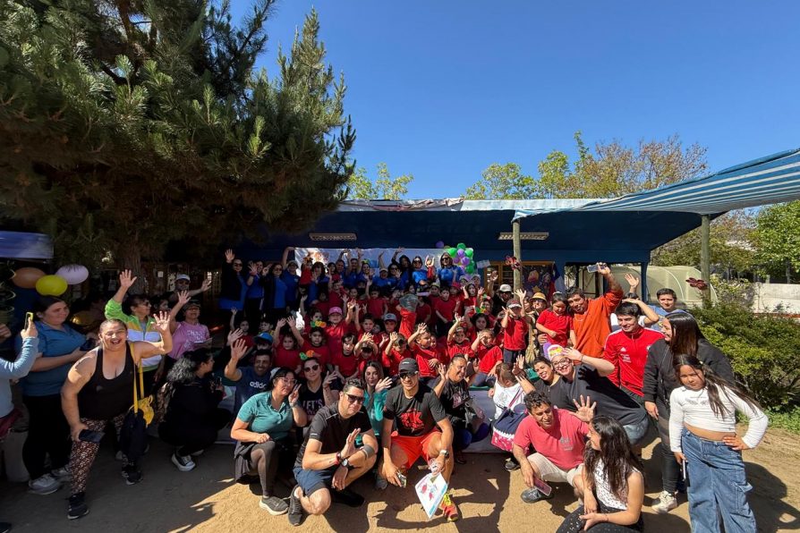 Con deporte y vida sana Escuela Rahue de Pomaire celebró su 21° aniversario
