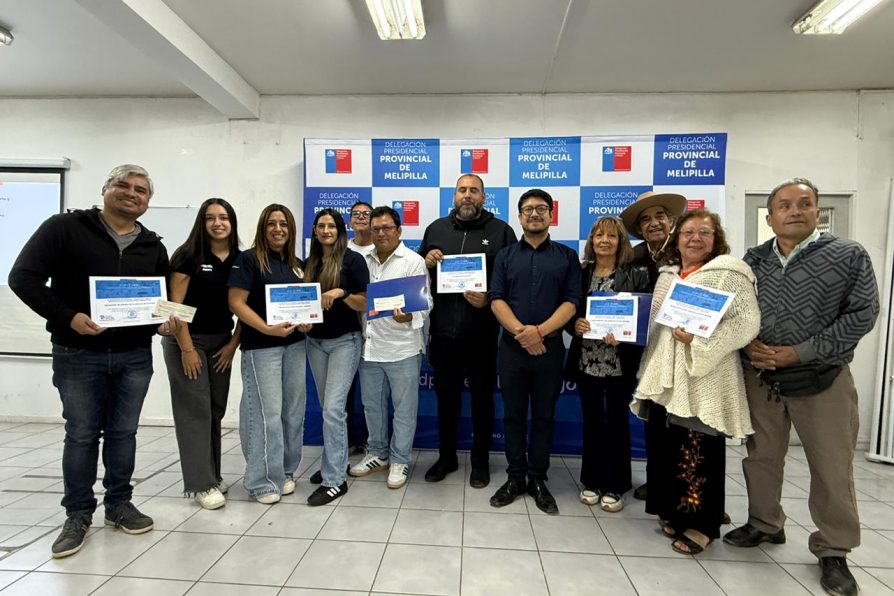 Más de $34 millones del Fondo Presidente de la República reciben organizaciones de la Provincia de Melipilla