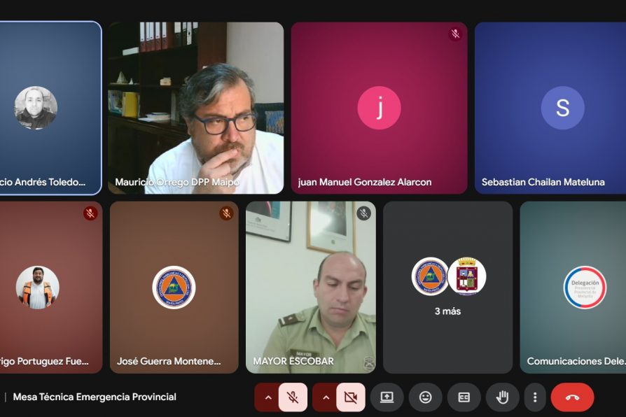 Delegado(s) de Melipilla establece Mesa Técnica de coordinación preventiva ante riesgo de incendios forestales por altas temperaturas