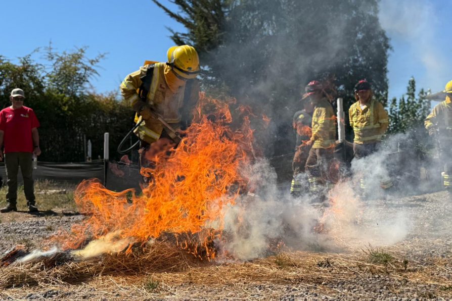 Conaf organiza encuentro donde presentan nuevas tecnologías para combatir incendios forestales