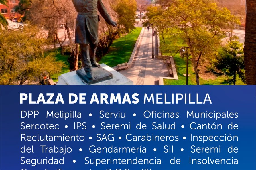 Gobierno en Terreno llegará este viernes 27 de marzo a Plaza de Armas de Melipilla