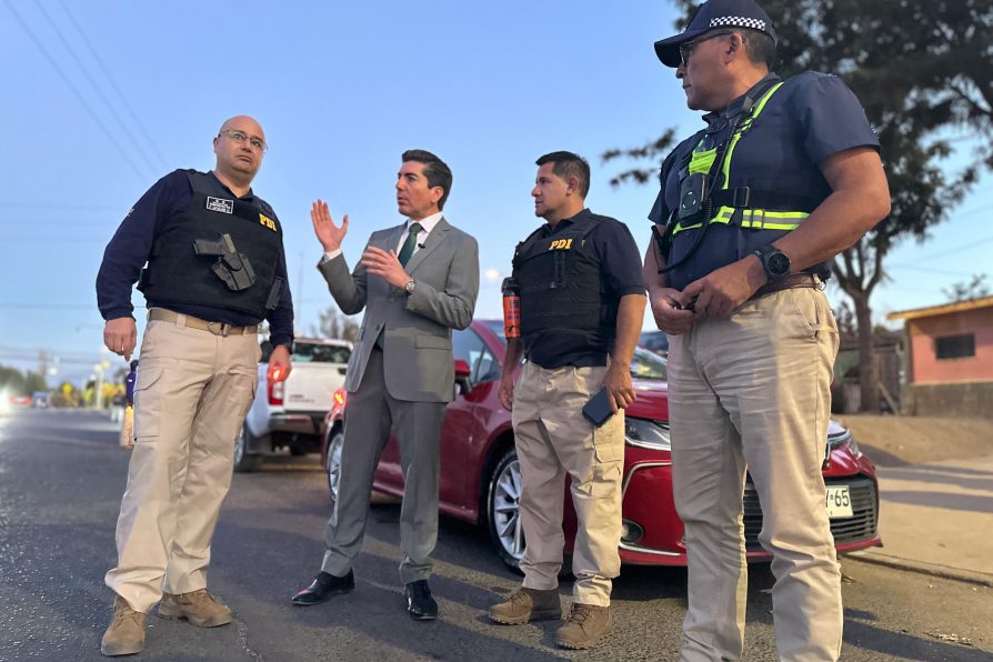 Autoridades refuerzan seguridad con amplio despliegue policial en la Provincia de Melipilla