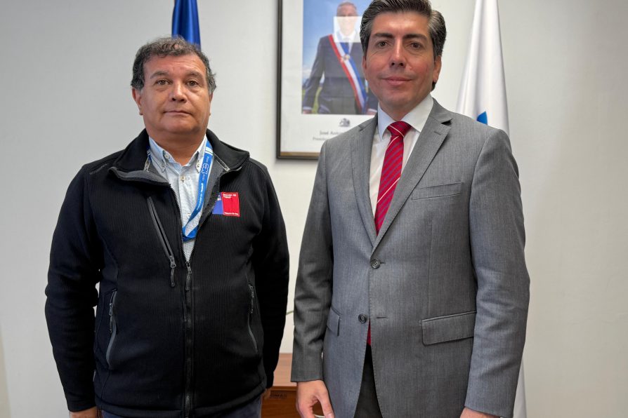 Delegado provincial Gastón Libuy sostiene reunión con jefe provincial de la Inspección del trabajo