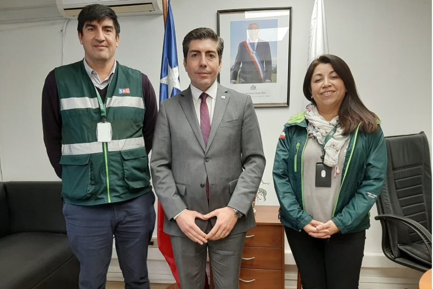 Delegado Provincial de Melipilla sostiene encuentro de trabajo con Director Regional del SAG