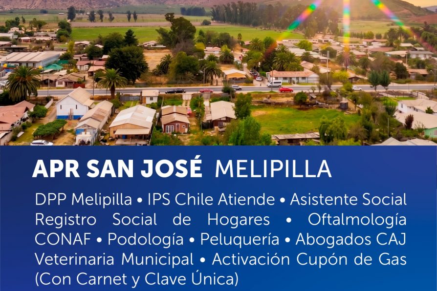 Gobierno en Terreno se traslada hasta el APR de San José de Melipilla con apoyo para la activación del Cupón de Gas