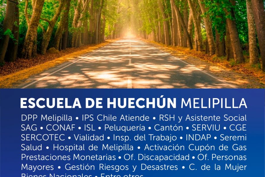 Gobierno en Terreno llegará a Colegio de Huechún con amplia oferta de servicios públicos para apoyar a la comunidad