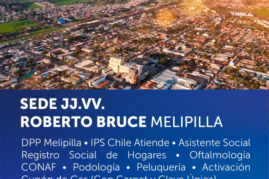 Gobierno en Terreno llegará este viernes a la Junta de Vecinos Roberto Bruce con servicios públicos y activación del Cupón de Gas del Gobierno