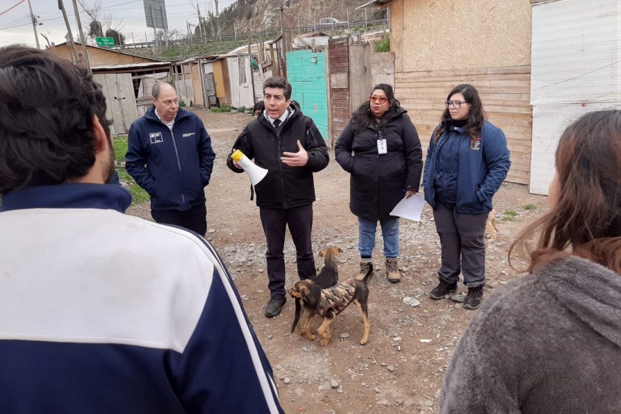 Delegación Presidencial Provincial de Melipilla y SERVIU notifican evacuación preventiva a familias de la ribera del Río Maipo ante pronóstico de intensas lluvias