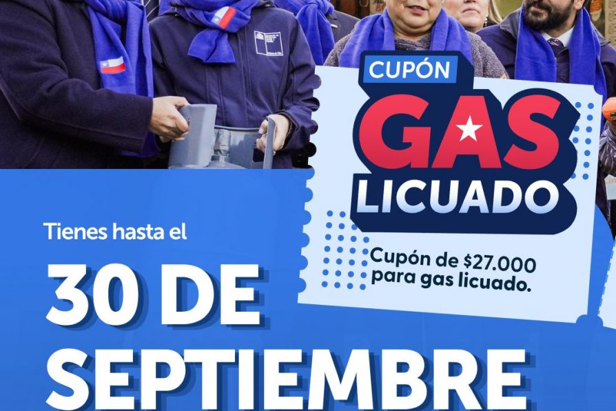 Autoridad Provincial recuerda que quedan pocos días para utilizar el Cupón de Gas